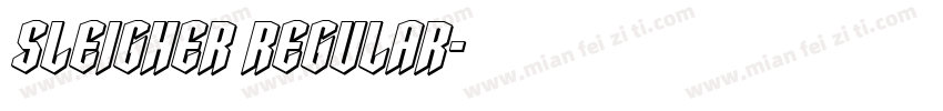 Sleigher Regular字体转换